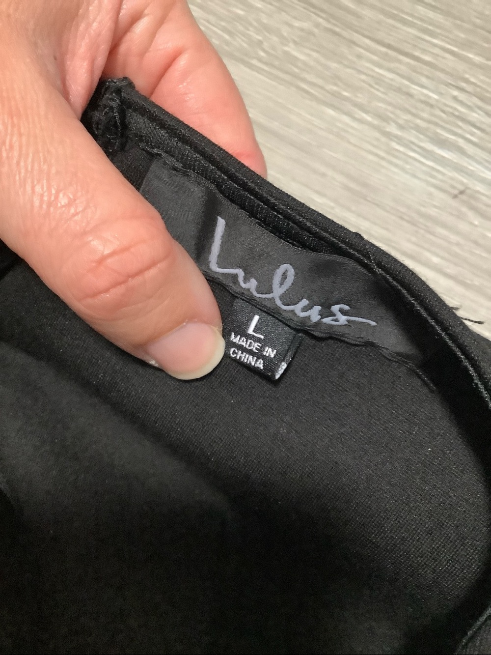 Lulus black v neck skater dress - Picture 4 of 7
